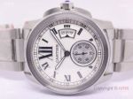 Swiss Cartier Calibre De Cartier SS Mens Watch - ETA2824